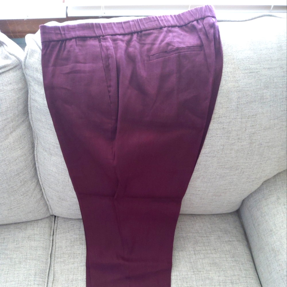 Jjill  linen stretch pull on trousers